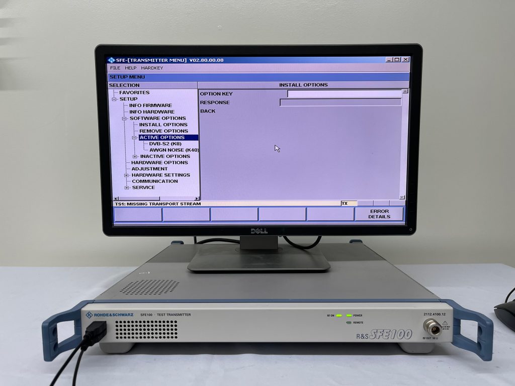 Rohde Schwarz Sfe Test Transmitter