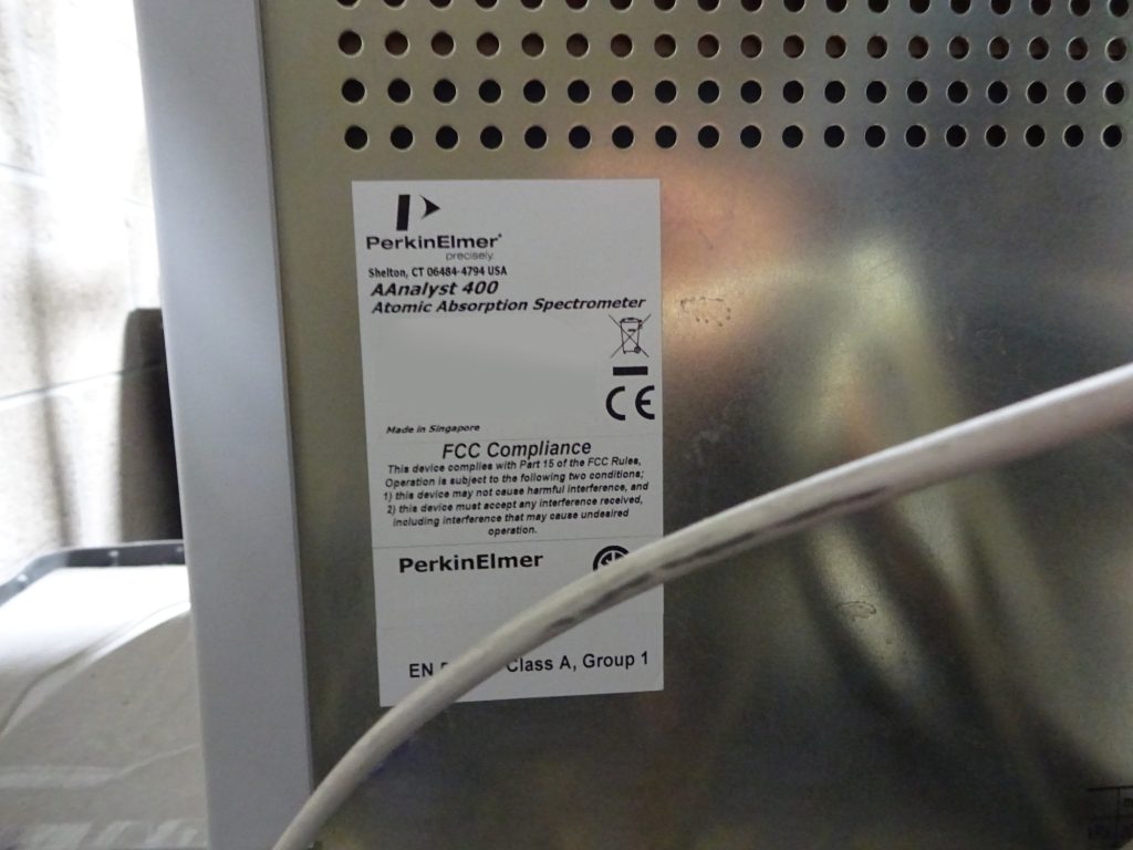 Perkin Elmer Aanalyst Atomic Absorption Spectrometer