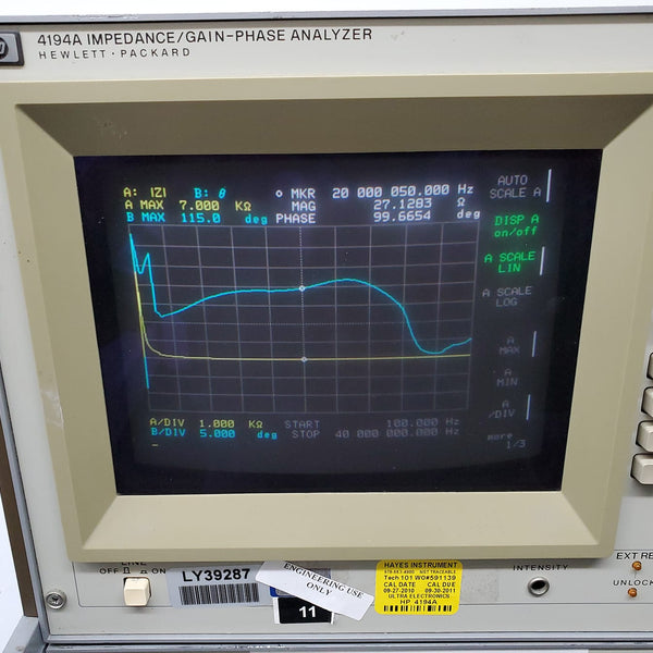 Agilent 4194 A Impedance / Gain-Phase Analyzer