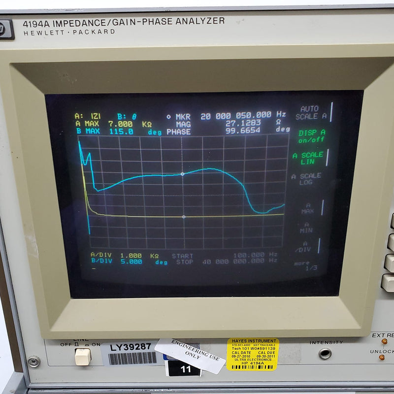 Agilent 4194 A Impedance / Gain-Phase Analyzer