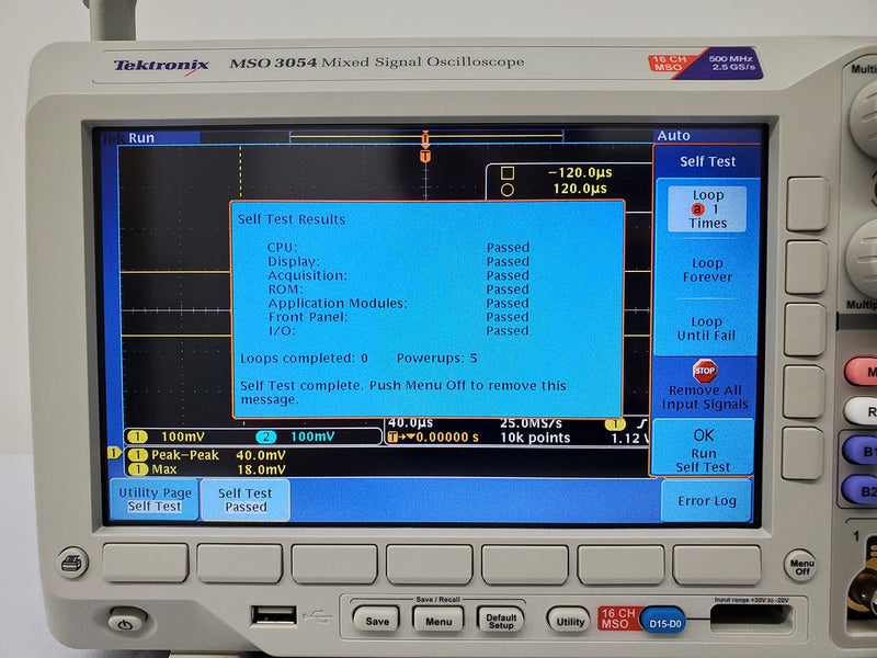 Tektronix MSO 3054 Mixed Signal Oscilloscope