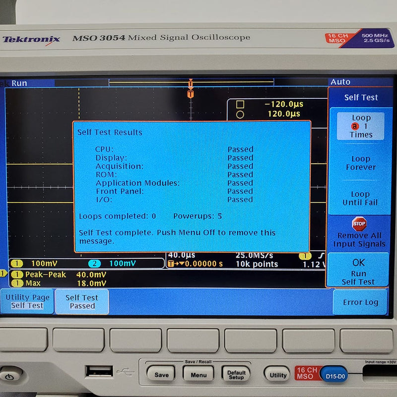 Tektronix MSO 3054 Mixed Signal Oscilloscope