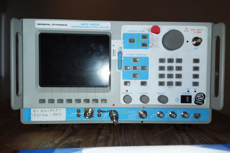 General Dynamics R 2670 Digital Communications Analyzer