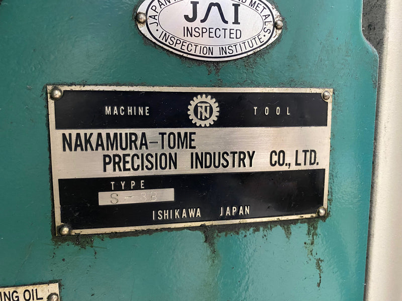 Nakamura-Tome S 3 B Lathe