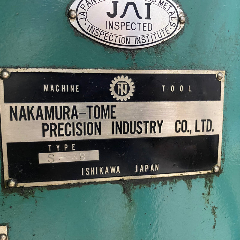 Nakamura-Tome S 3 B Lathe