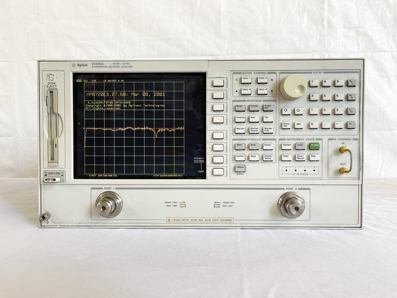 Agilent 8720 ES S-Parameter Network Analyzer