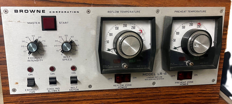 Browne LR 6 Solder Reflow Table
