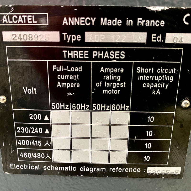 Alcatel ADP 122 P Dry Vacuum Pump