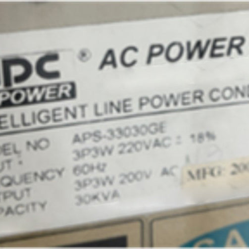 APC APS 33030 GE Voltage Regulator