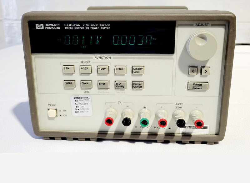 Agilent E 3631 A DC Power Supply