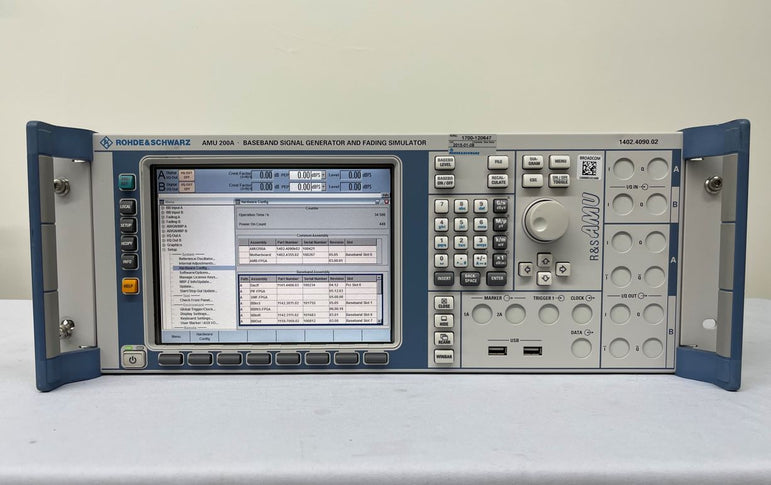 Rohde & Schwarz AMU 200 A Baseband Signal Generator and Fading Simulator