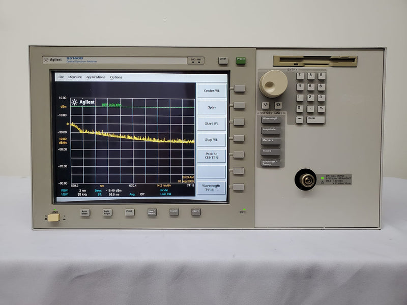 Agilent 86140 B Optical Spectrum Analyzer