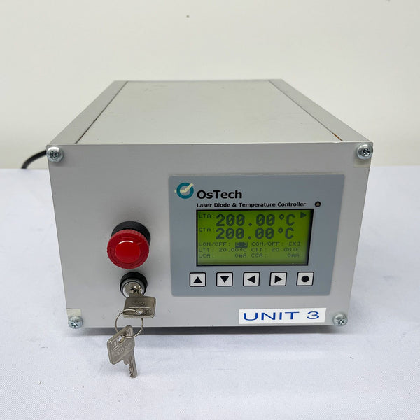 OsTech PS 11 2 x PA 09 V 24 U Laser and Peltier Driver / Laser Diode & Temperature Controller