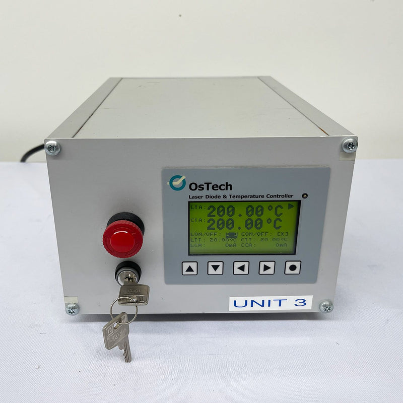 OsTech PS 11 2 x PA 09 V 24 U Laser and Peltier Driver / Laser Diode & Temperature Controller