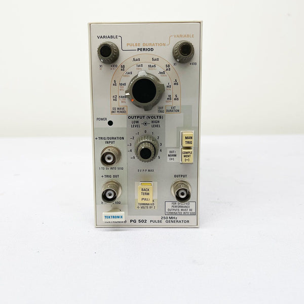 Tektronix PG 502 Pulse Generator