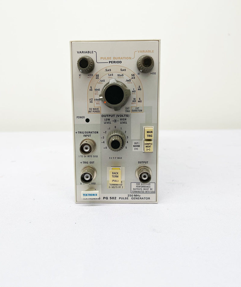 Tektronix PG 502 Pulse Generator