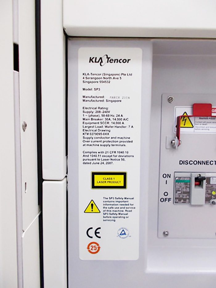 KLA-Tencor Surfscan SP 3 Particle Measurement