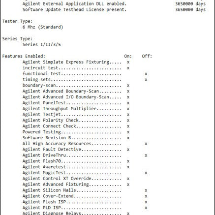 HP / Agilent 3070 Series 3 ICT