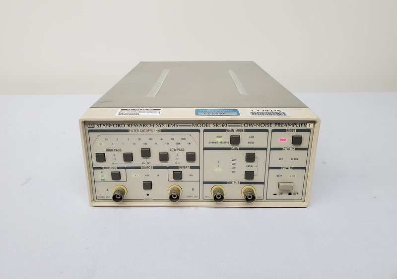 Stanford Research Systems (SRS) SR 560 Low Noise Preamplifier