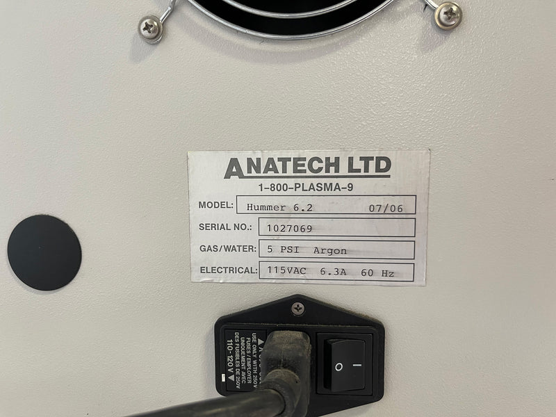 Anatech Hummer 6.2 Sputter Coater