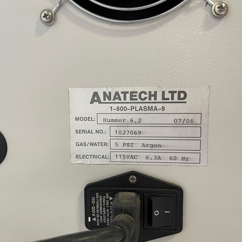 Anatech Hummer 6.2 Sputter Coater