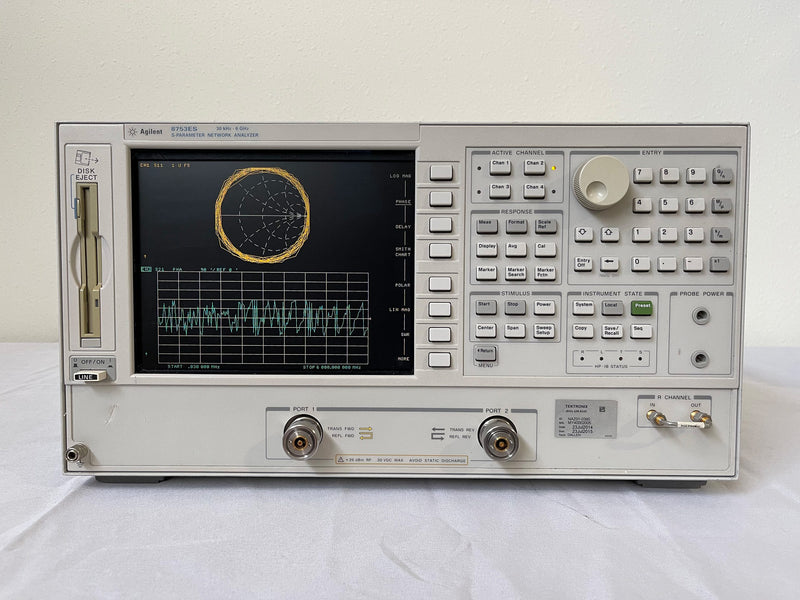 Agilent 8753 ES S-Parameter Network Analyzer