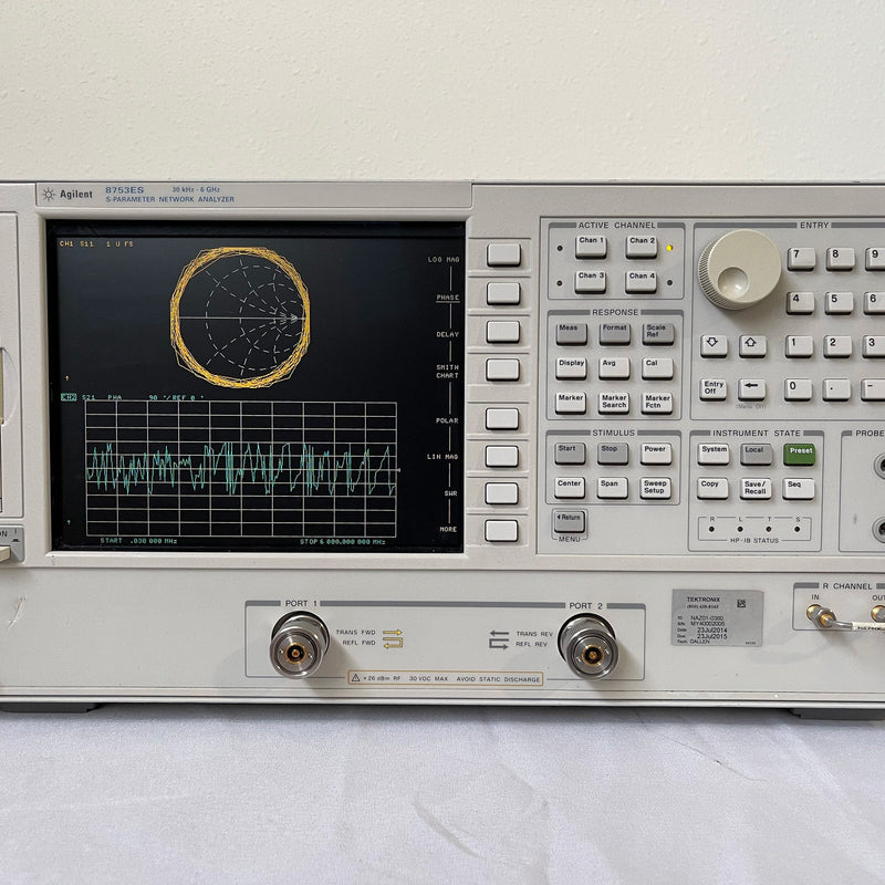 Agilent 8753 ES S-Parameter Network Analyzer