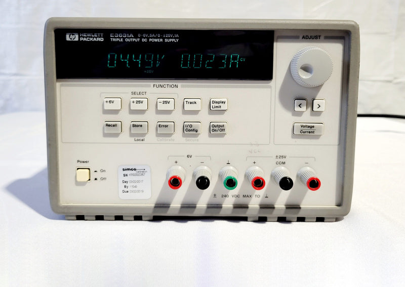 Agilent E 3631 A DC Power Supply