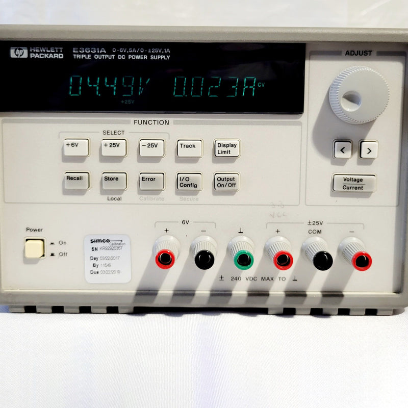 Agilent E 3631 A DC Power Supply