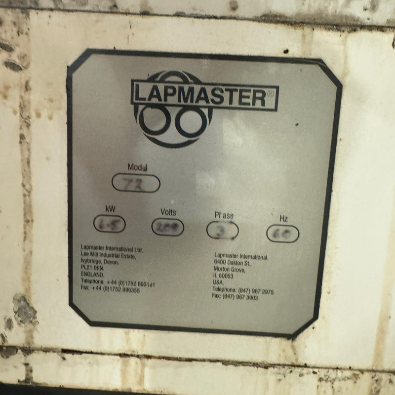 Lapmaster 72 Continuous Polisher