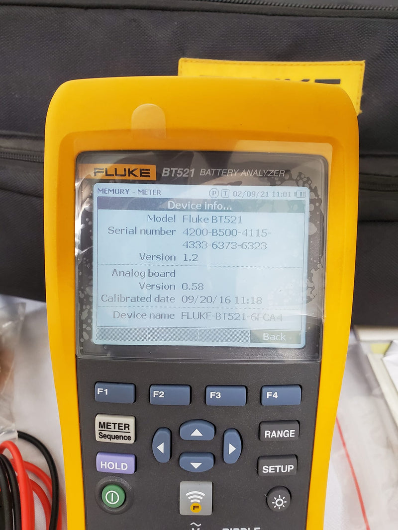 Fluke BT 521 Battery Analyzer