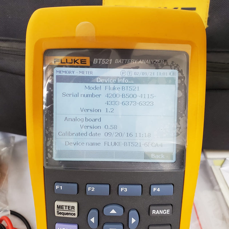 Fluke BT 521 Battery Analyzer