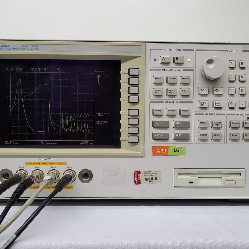 Agilent 4294 A Precision Impedance Analyzer