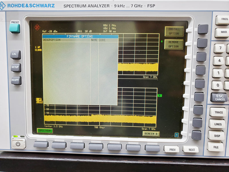 Rohde & Schwarz FSP 7 Spectrum Analyzer