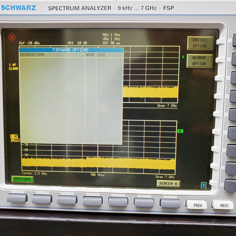 Rohde & Schwarz FSP 7 Spectrum Analyzer