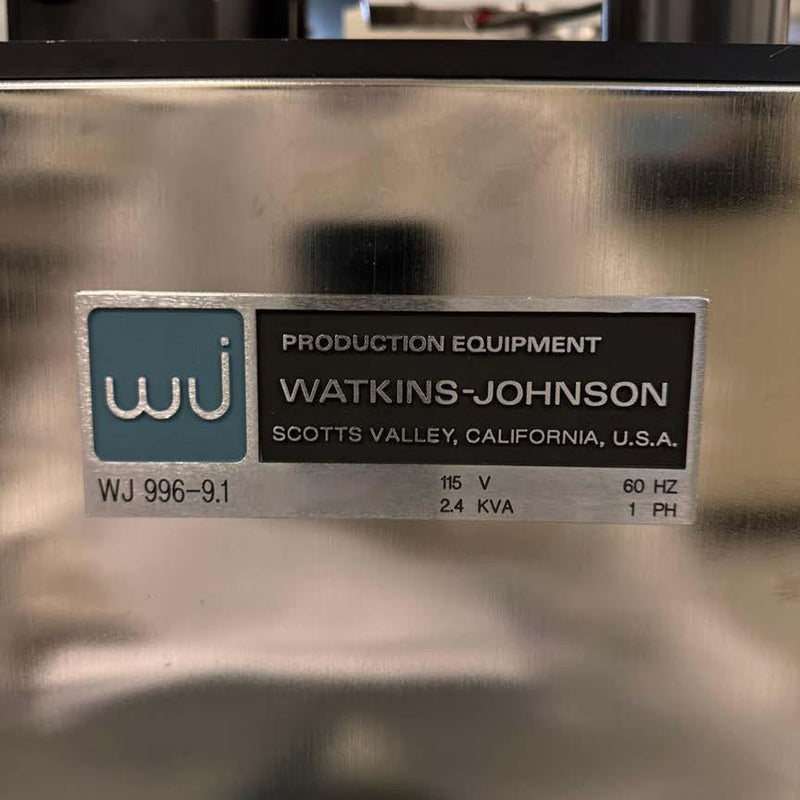 Watkins Johnson (WJ) TEOS 999 CVD