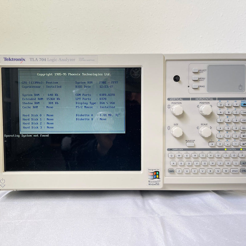 Tektronix TLA 704 Logic Analyzer Color Portable Mainframe