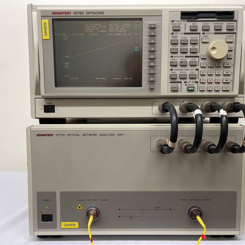 Advantest Q 7750 OPTSCOPE Optical Network Analyzer