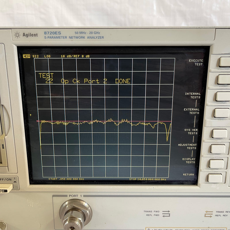 Agilent 8720 ES S-Parameter Network Analyzer