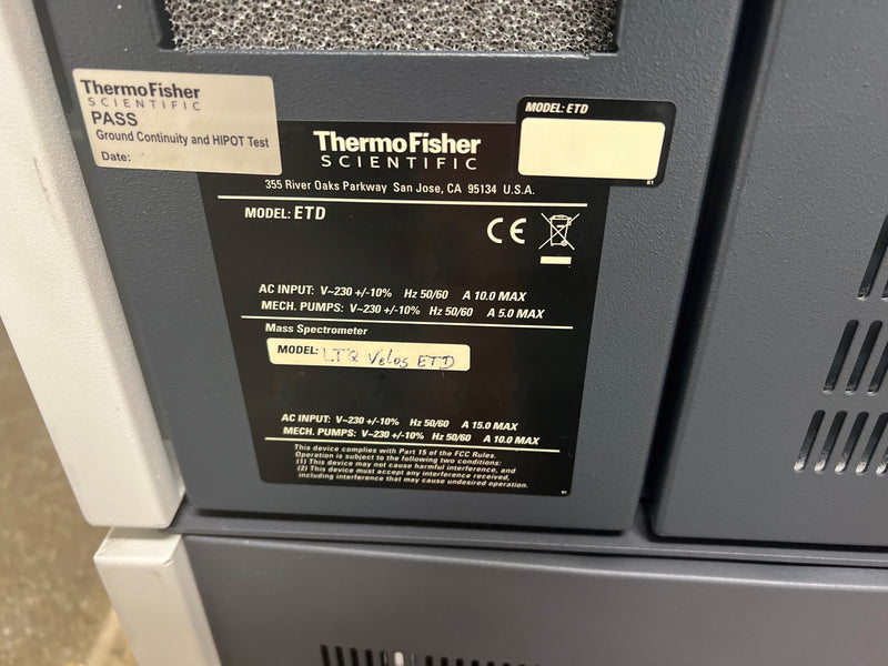 Thermo Scientific LTQ Orbitrap XL Mass Spectrometer