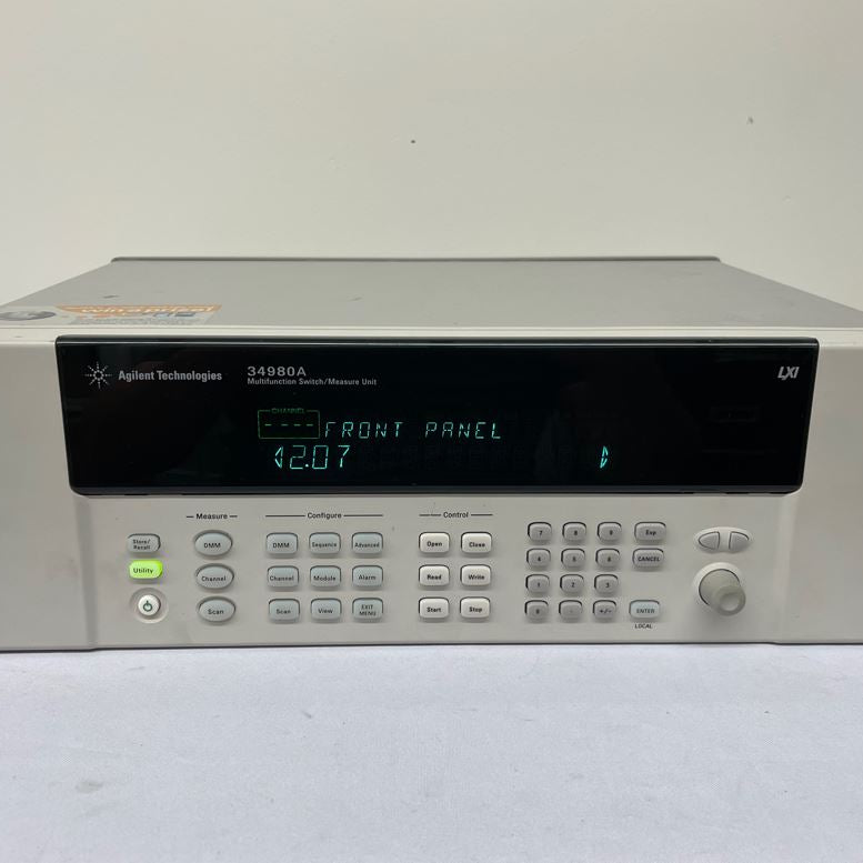 Agilent 34980 A Multifunction Switch / Measure Unit with DMM