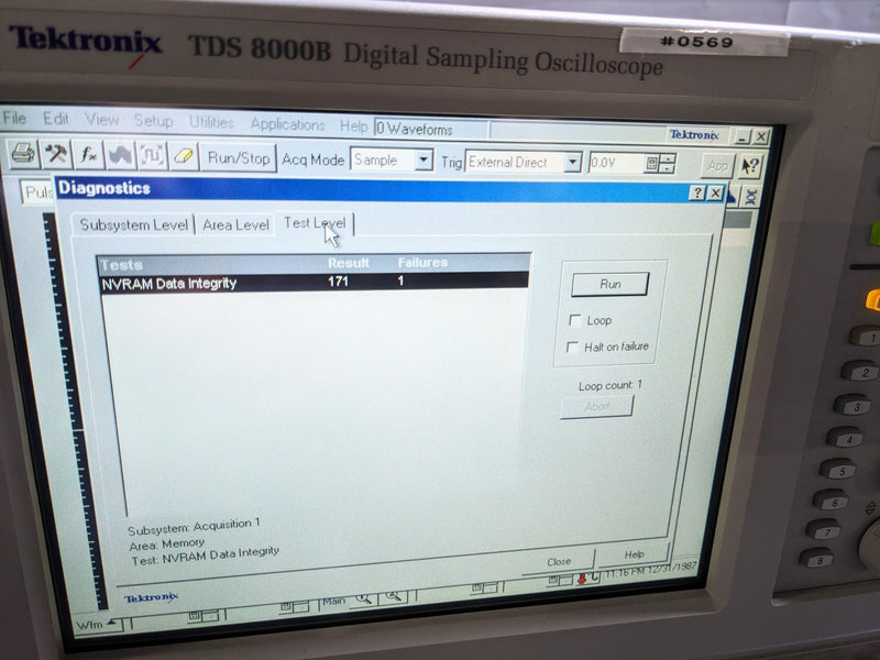 Tektronix TDS 8000 B Digital Sampling Oscilloscope