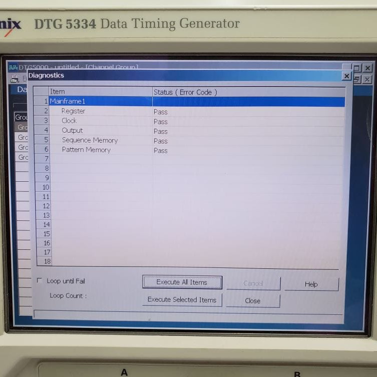 Tektronix DTG 5334 Data Timing Generator