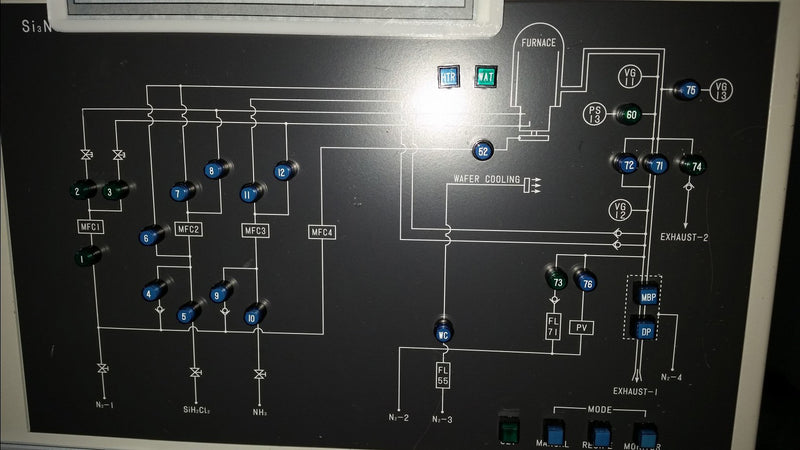 Hitachi Kokusai DJ 1223 V Vertical Low Pressure CVD