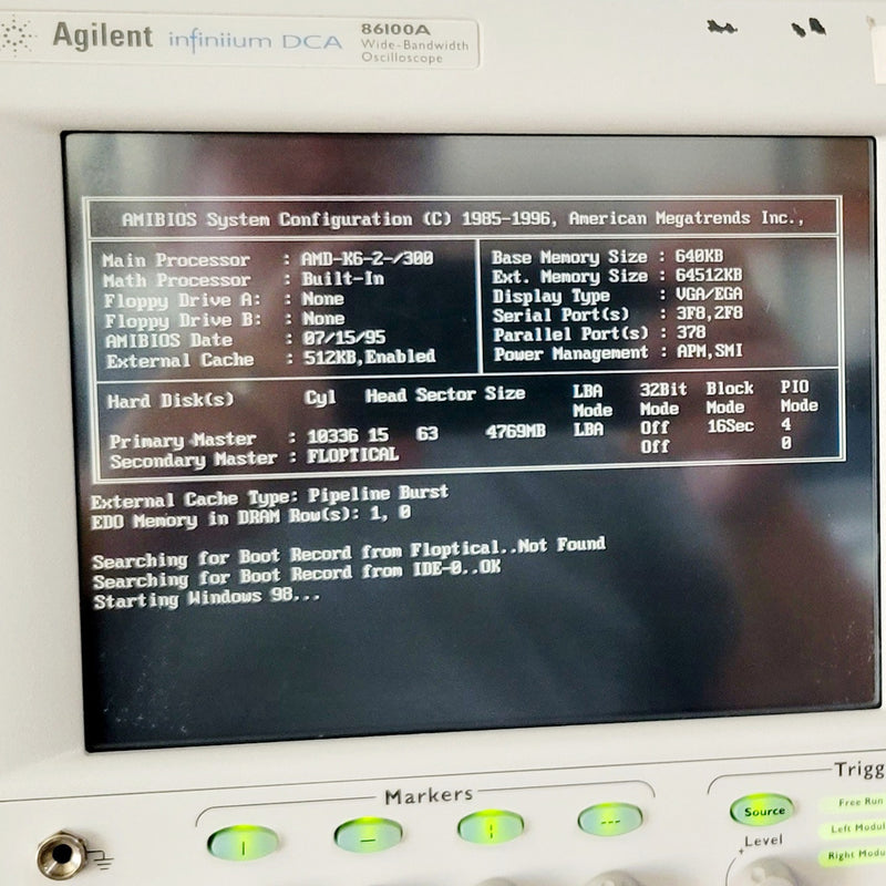 Agilent 86100 A Infiniium DCA Wide-Bandwidth Oscilloscope