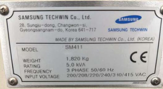 Samsung SM 411 Chip Mounter