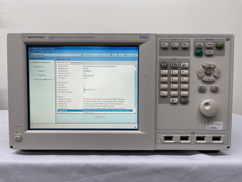 Agilent N 5106 A PXB Baseband Generator and Channel Emulator