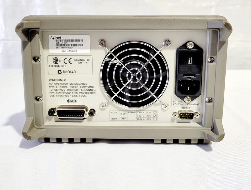 Agilent E 3631 A DC Power Supply