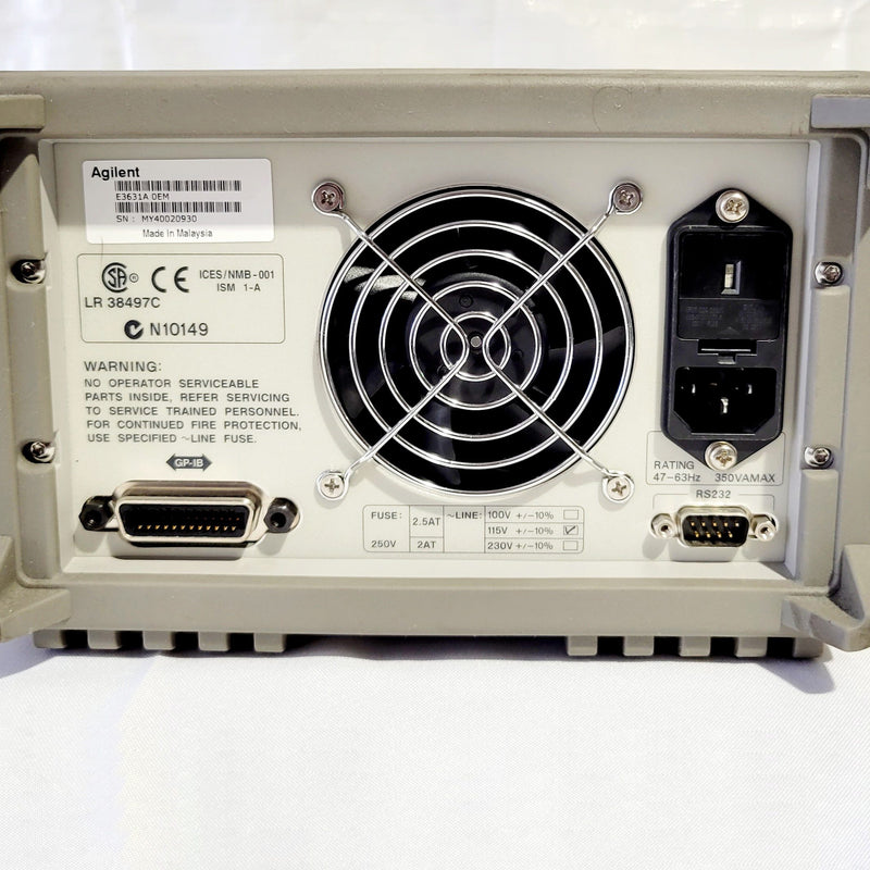 Agilent E 3631 A DC Power Supply