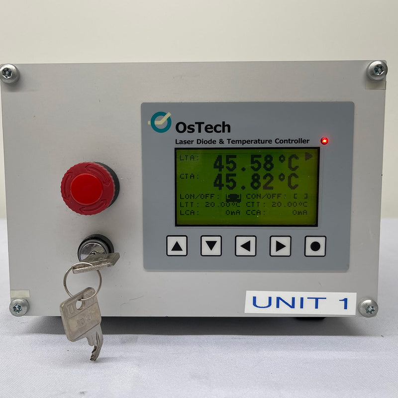 OsTech PS 11 2 x PA 09 V 24 U Laser and Peltier Driver / Laser Diode & Temperature Controller